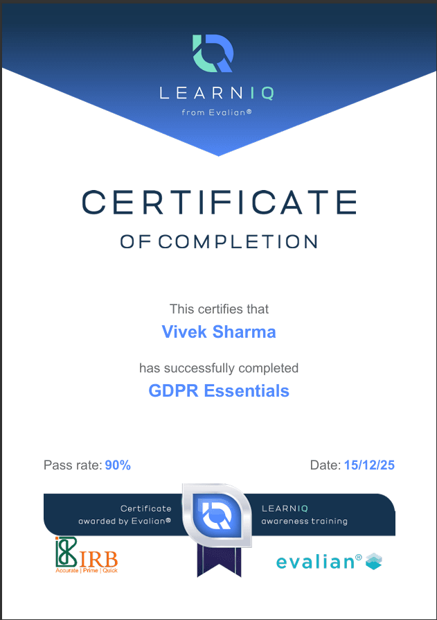 LearnIQ - GDPR Essentials by IRB